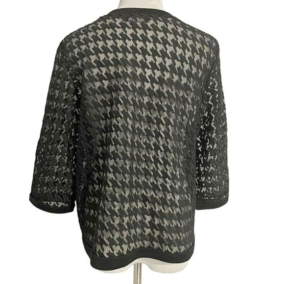 Damee, Inc Size Medium  Top Blouse Zipper Jacket Blazer Lagenlook - Picture 3 of 5